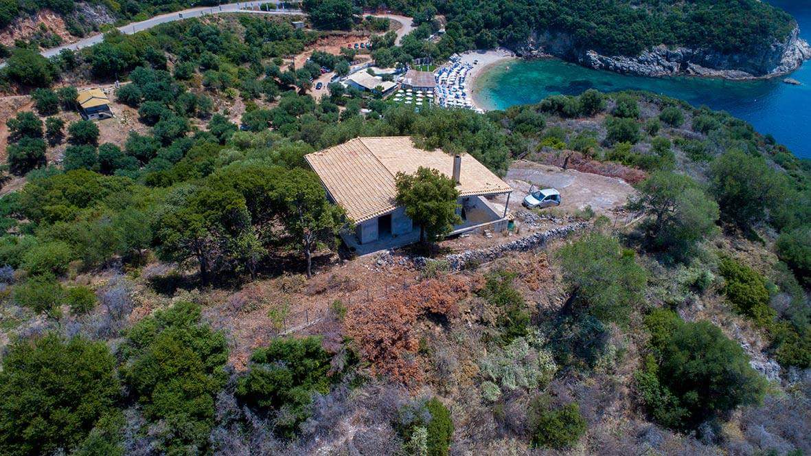 Villa for sale 191 sq.m on a plot of 2077 sq.m with panoramic views of the Ionian Sea. (045)