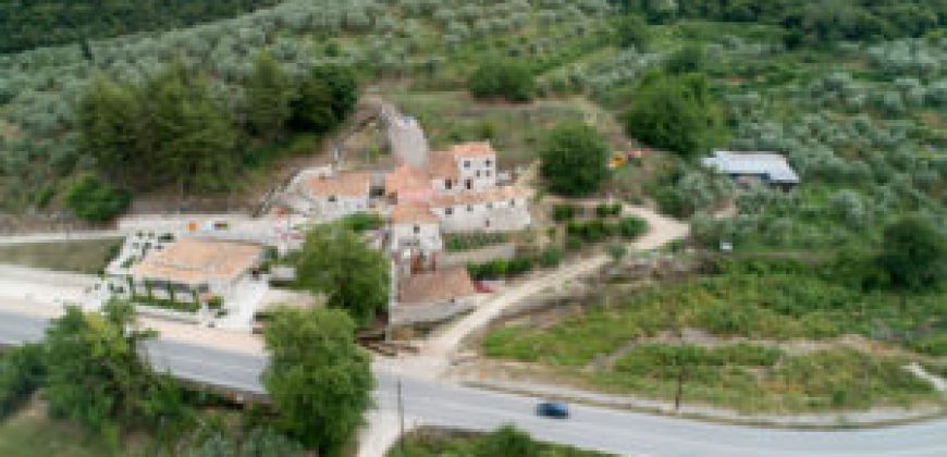 For sale in a huge area, beautifully renovated stone building with a watermill of 1712. (069)